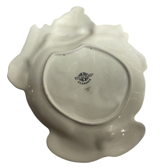 Fitz & Floyd Snowman Ceramic Christmas Serving Cookie Plate - Picture 2 of 2